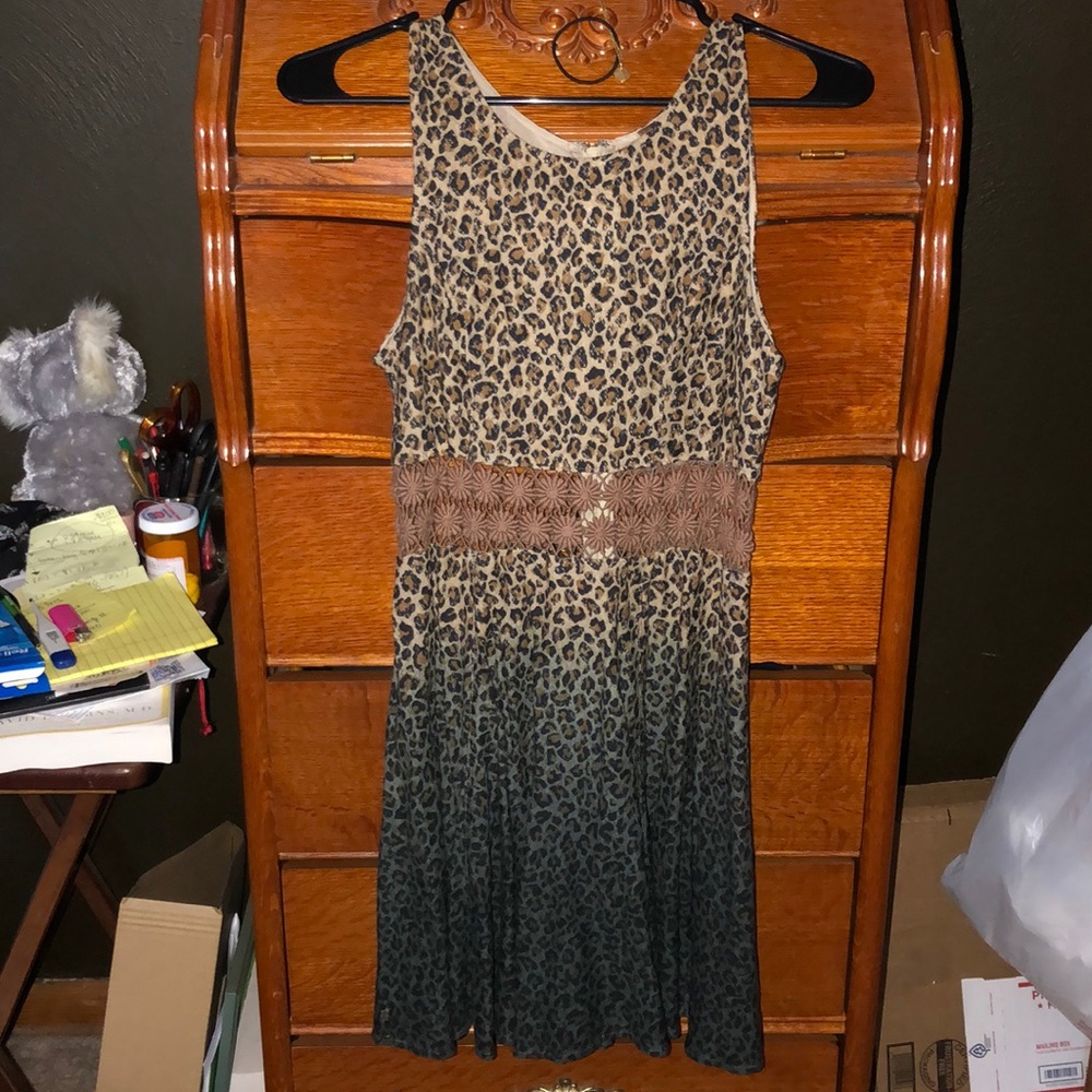 Free people leopard daisy dress - Picture 2 of 5